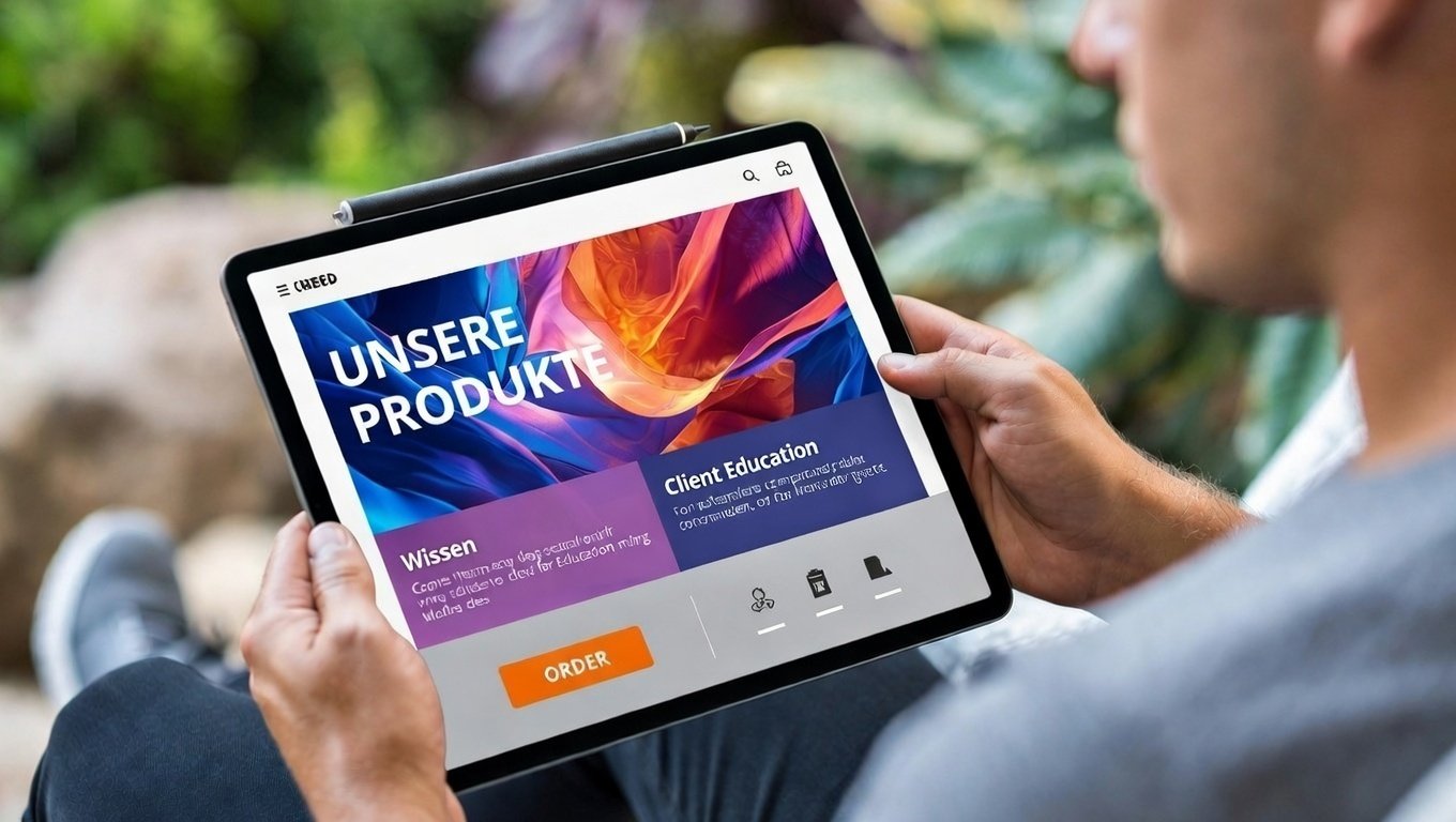 Kunden schaut sich Educational Media an